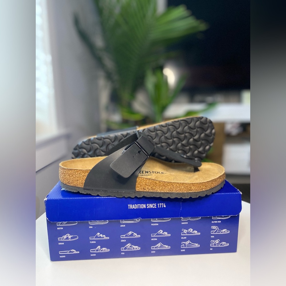 Birkenstock Medina Sandals Black Unisex US Mens 11 Womens 13 EU 44